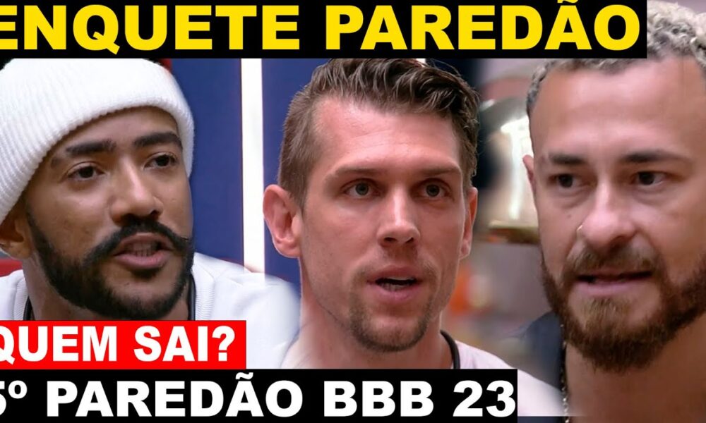 Enquete Uol Atualizada Revela Quem Sai No Quinto Pared O Do Bbb Entre Fred Ricardo E